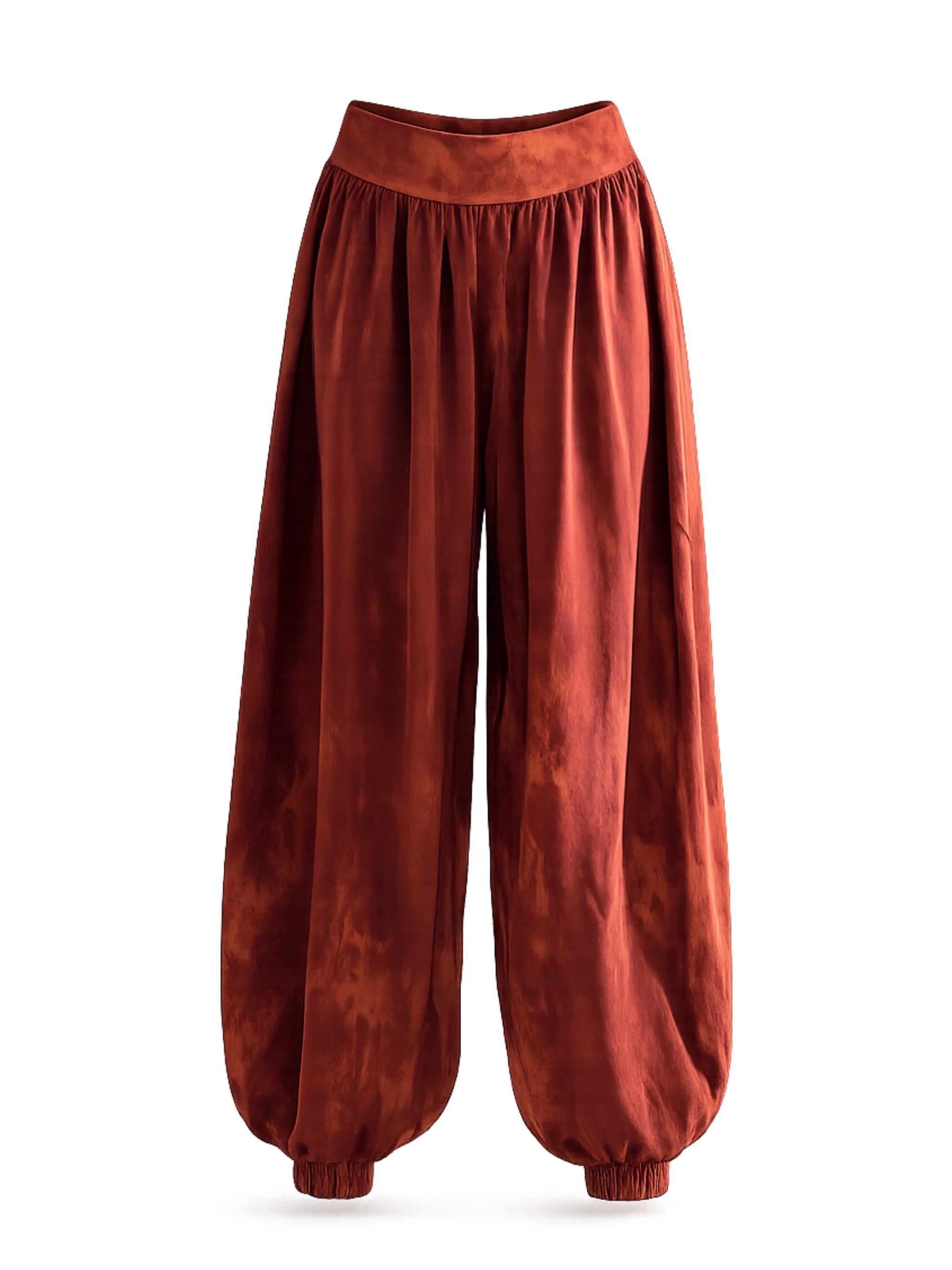 Madder Silk Dupion Balloon Pant