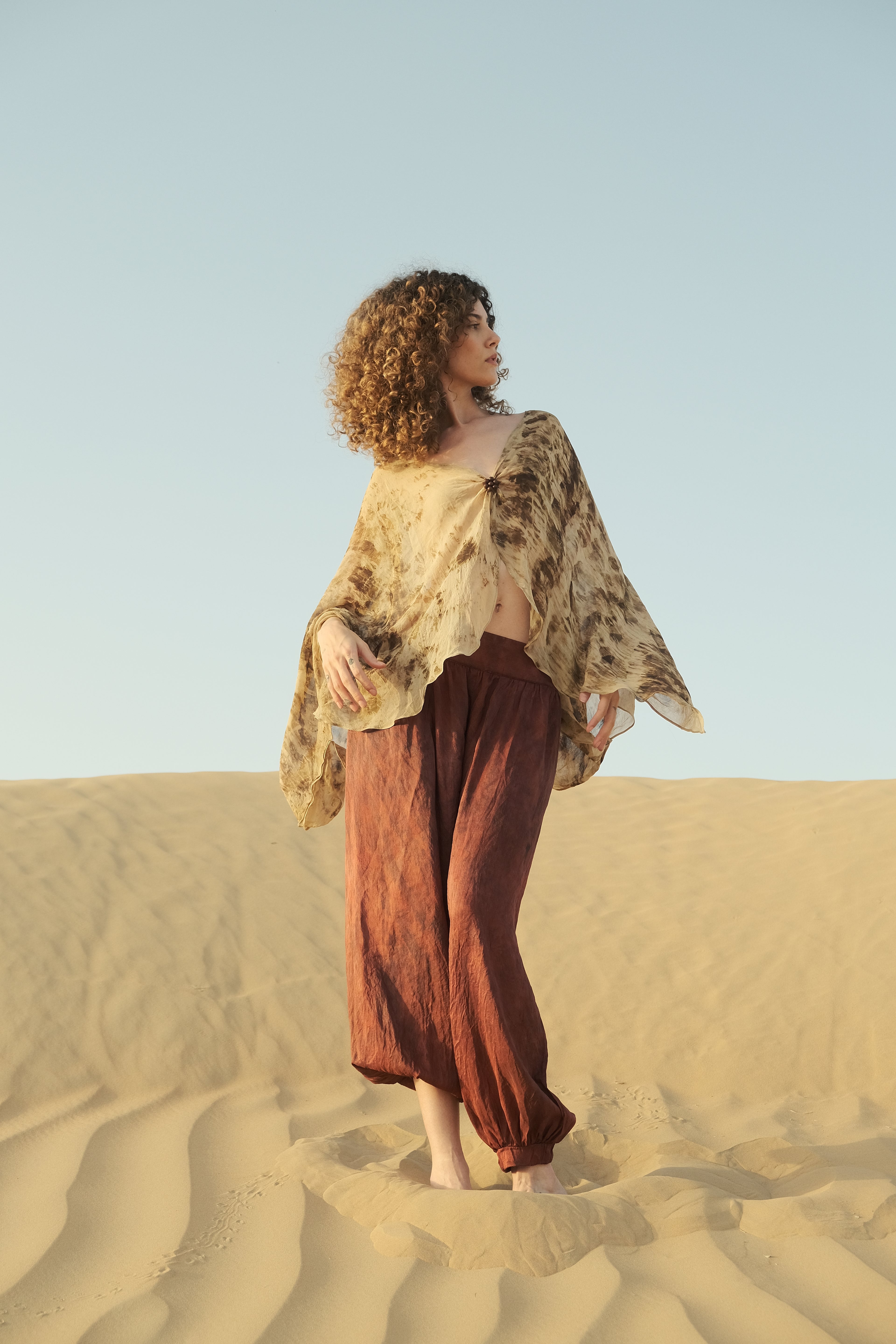Silk Dupion Balloon Pant
