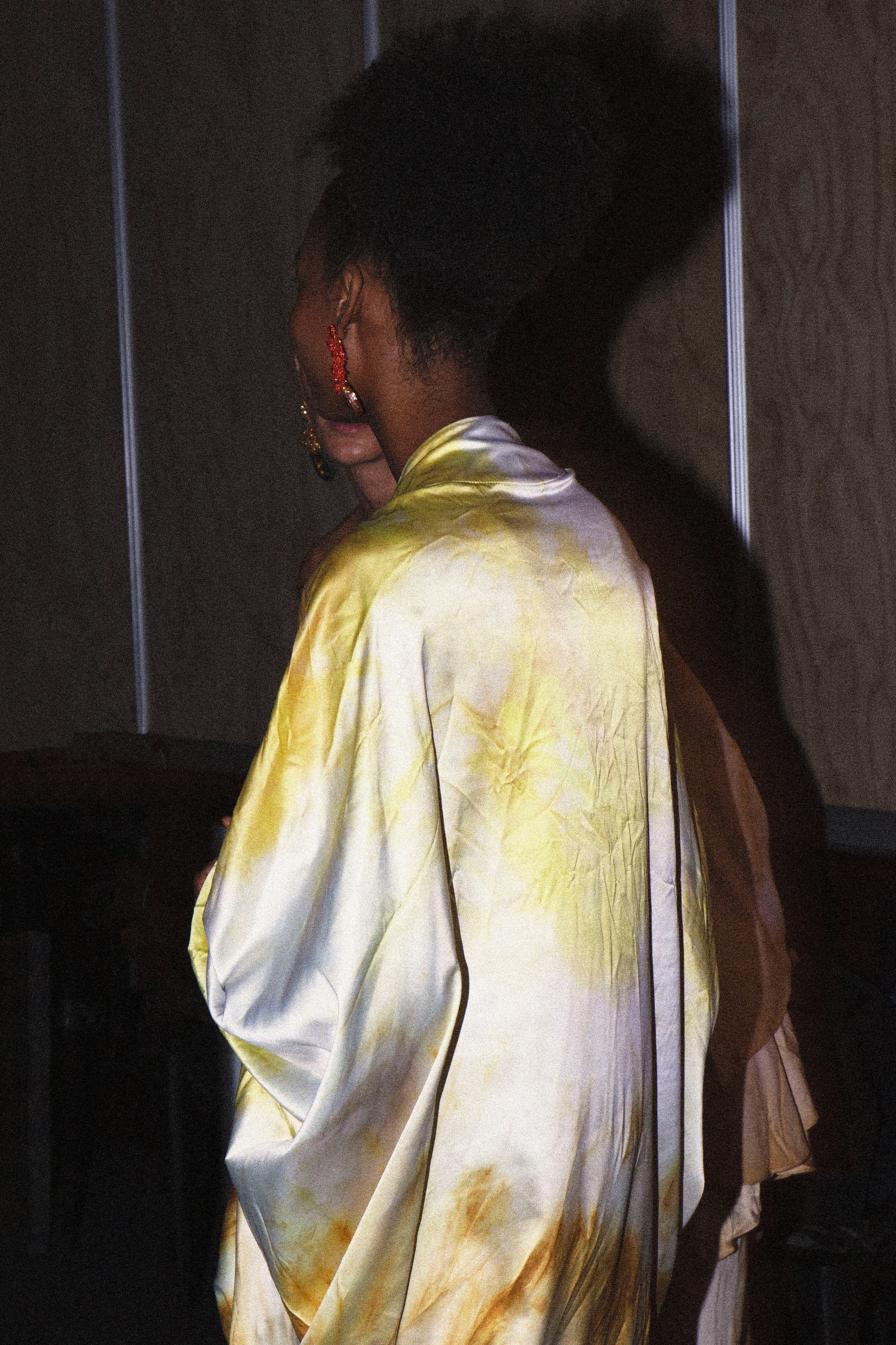 Eclipse Silk Jacquard Kaftan